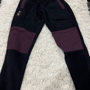 Adidas Black and Purple Joggers